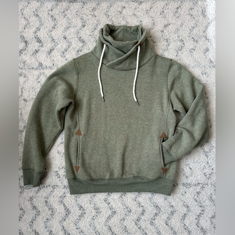 Cowl neck sweatshirt